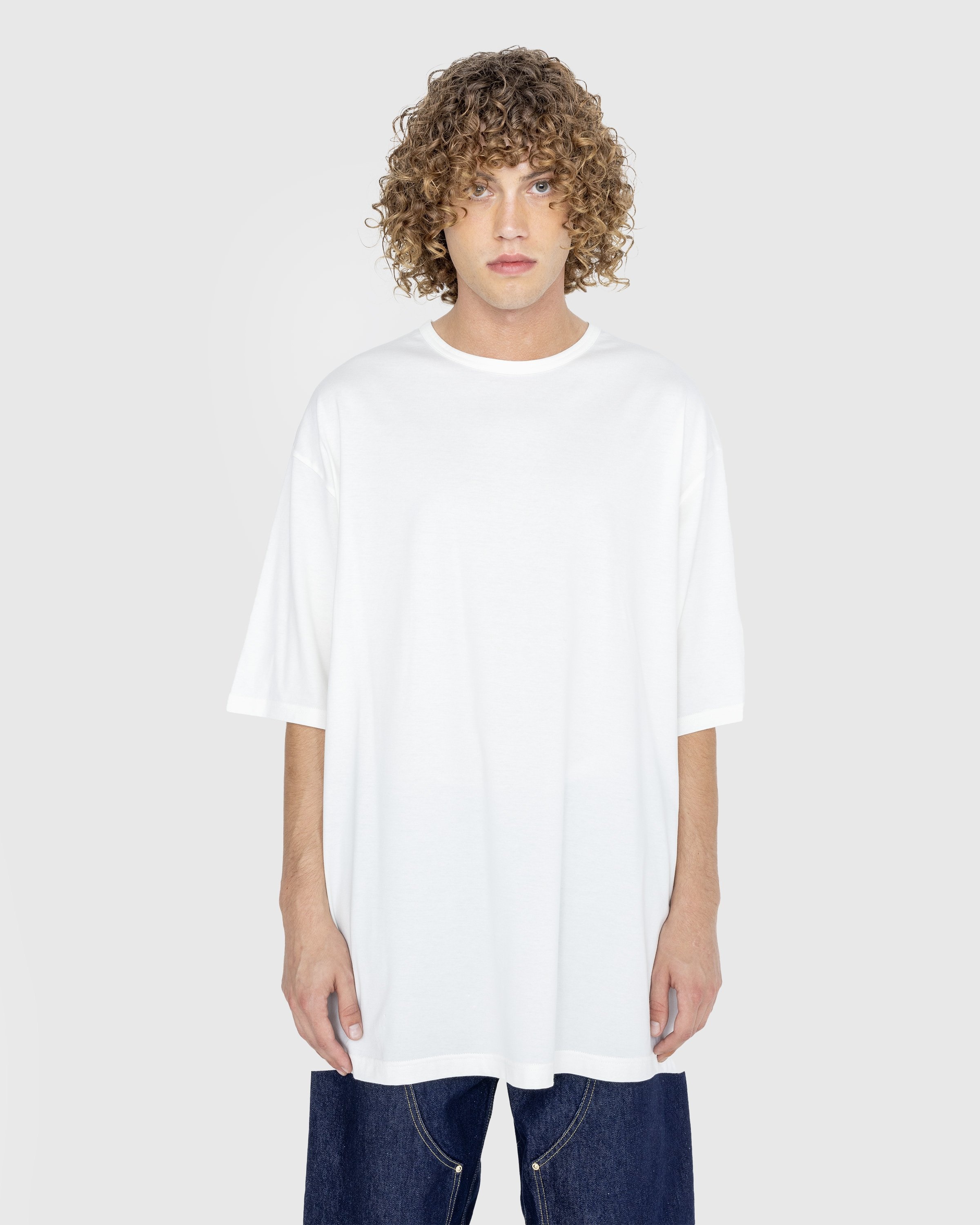 Y-3 – Boxy Cotton T-Shirt Off White | Highsnobiety Shop